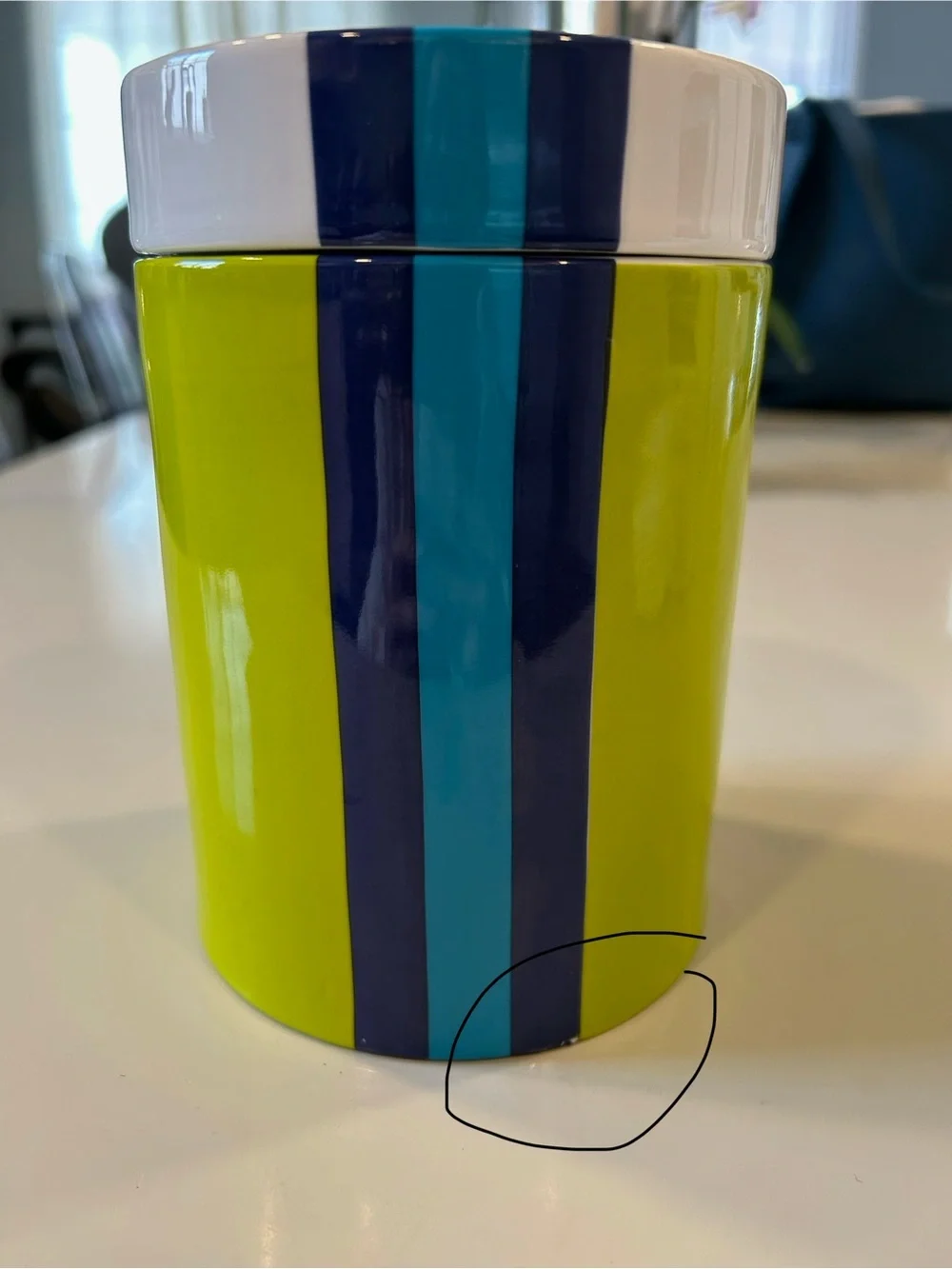 Jonathan Adler Carbs Ceramic Canister Carnaby Jar